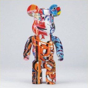 Bears X Resin Sculpture Graffiti HI-FI Toy For Home Decoration 