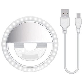 Selfie Phone Camera Ring Light with - Rechargeable - 36 LED Light