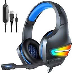 J6 LED light Gaming Surrounding Wired Headset