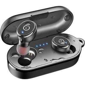 T10 Bluetooth 5.3 Wireless Earbuds with Wireless Charging Case 