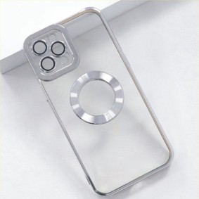 Electroplated Shiny Phone Case with Camera Lens Protection