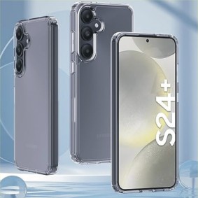 Samsung Galaxy S24 Plus TPU and Clear PC Hybrid Hard Acrylic Slim Phone Case