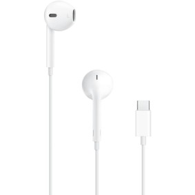 Apple EarPhones with USB-C Plug and Built-in Remote to Control Volume