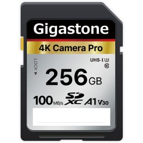 Gigastone - 256 GB SDXC Memory Card, 4K Camera Pro Series, Transfer Speed up to 100 MB/s
