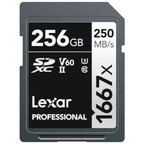 Lexar 256GB Professional 1667x SDXC Memory Card