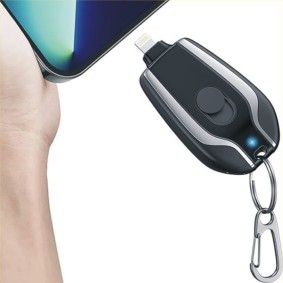 Portable Charger Keychain Power Bank for iPhone 